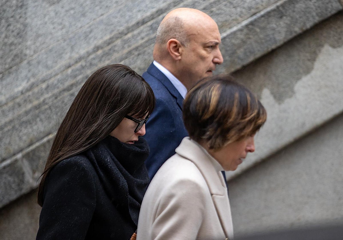 Jessica Rodríguez, entrando al Tribunal Supremo
