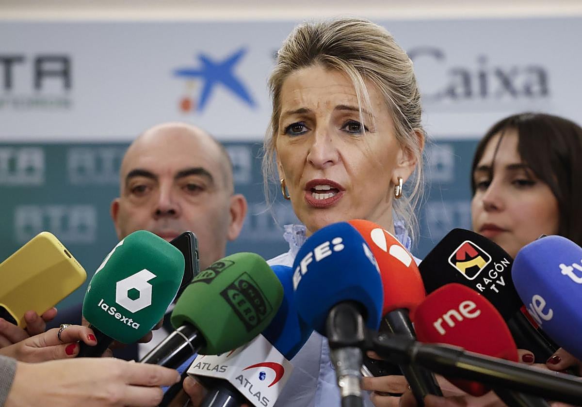 La vicepresidenta segunda del Gobierno y ministra de Trabajo y Economía Social, Yolanda Díaz