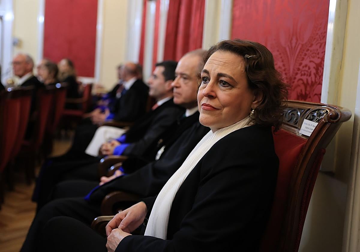 Magdalena Valerio , en la toma de posesión de Carmen Calvo como presidenta del Consejo de Estado