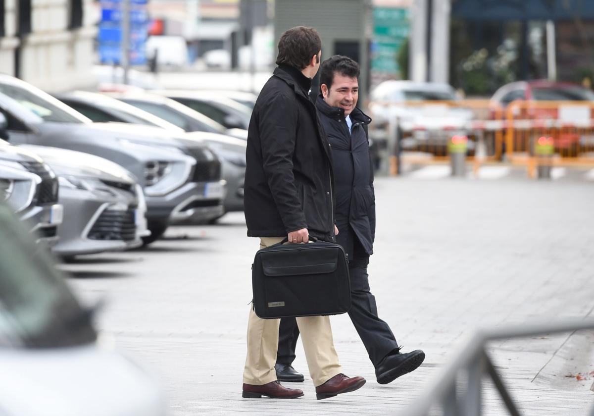 El empresario Javier Cillán, a su llegada a declarar a la Audiencia Nacional, en Madrid