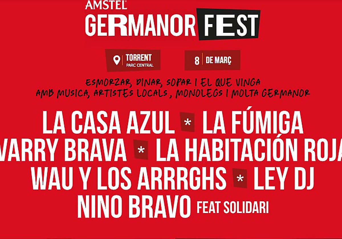 Cartel de artistas del GermanorFest