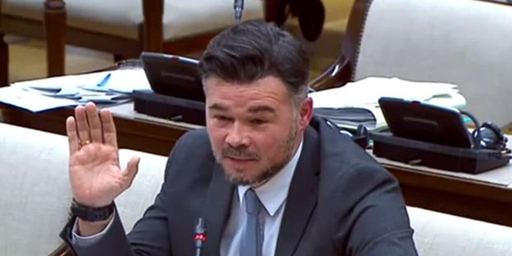 Rufián trata de dinamitar la intervención de Rajoy sobre la Operación Cataluña: «Miente», «Vito Corleone», «Pa´lante»