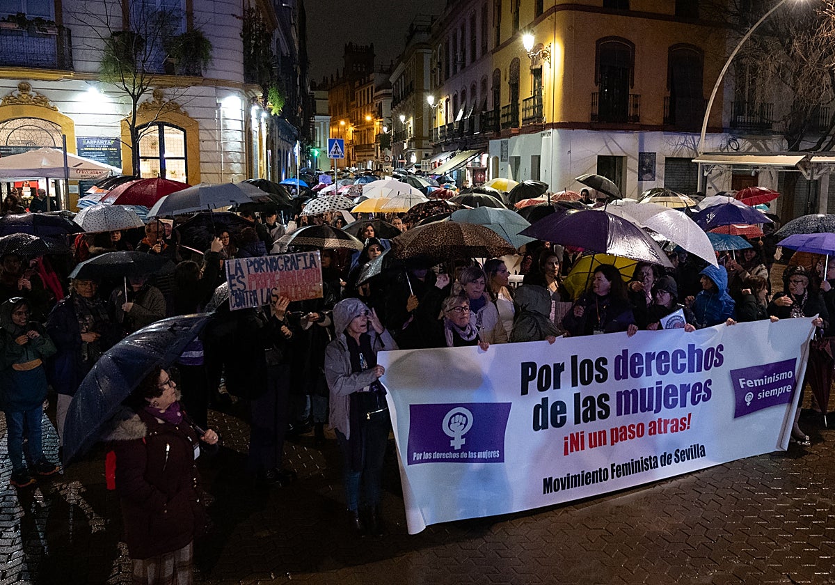 Manifestación del 8M en Sevilla en 2024