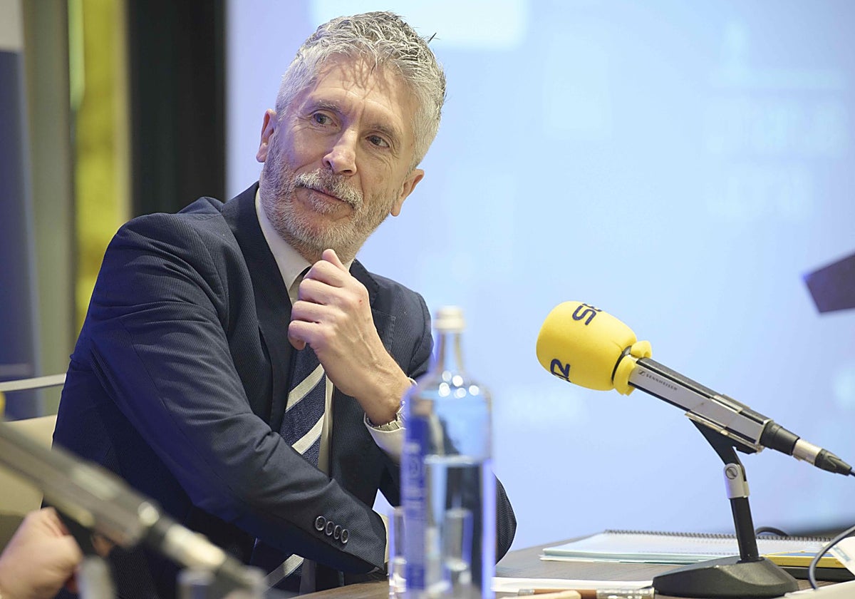 El ministro del Interior, Fernando Grande-Marlaska, en febrero