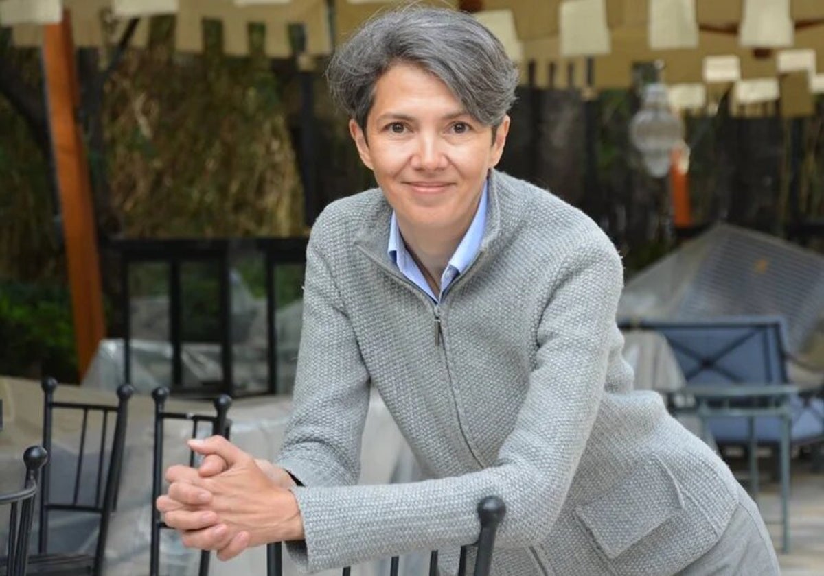 La escritora Teresa Cardona, autora de 'Un bien relativo'
