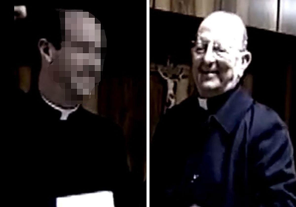 El detenido, a la izquierda, fue secretario personal de fundador de Regnum Christi y Legionarios de Cristo, Marcial Maciel (derecha).