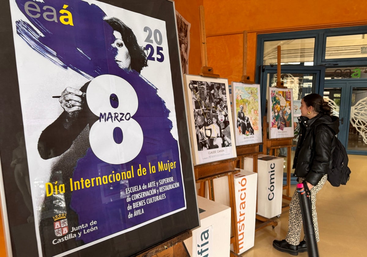 Exposición de carteles realizados por alumnos de la Escuela de Arte de Ávila