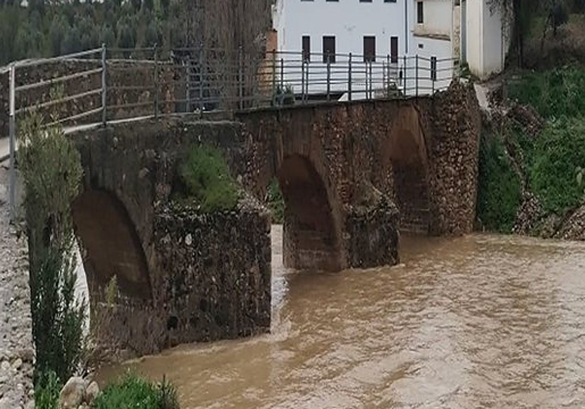 Una de las imágenes que la borrasca está dejando este sábado en Andalucía
