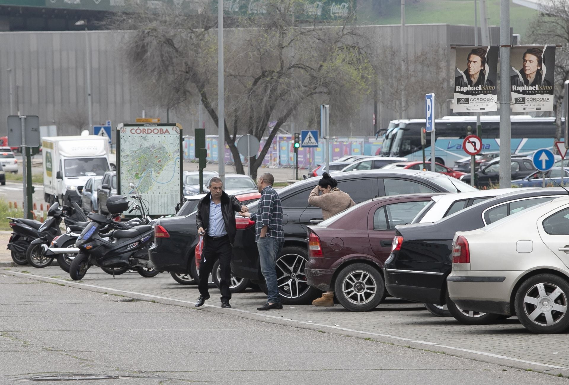 La actividad de los gorrillas en el barrio del Arcángel, en imágenes