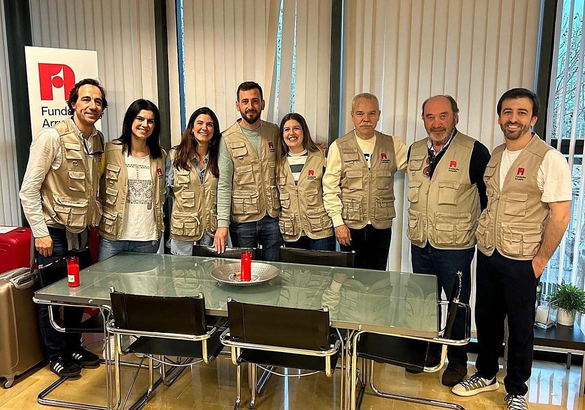 Miembros de la Fundacion Arruzafa que viajan a Guinea Ecuatorial