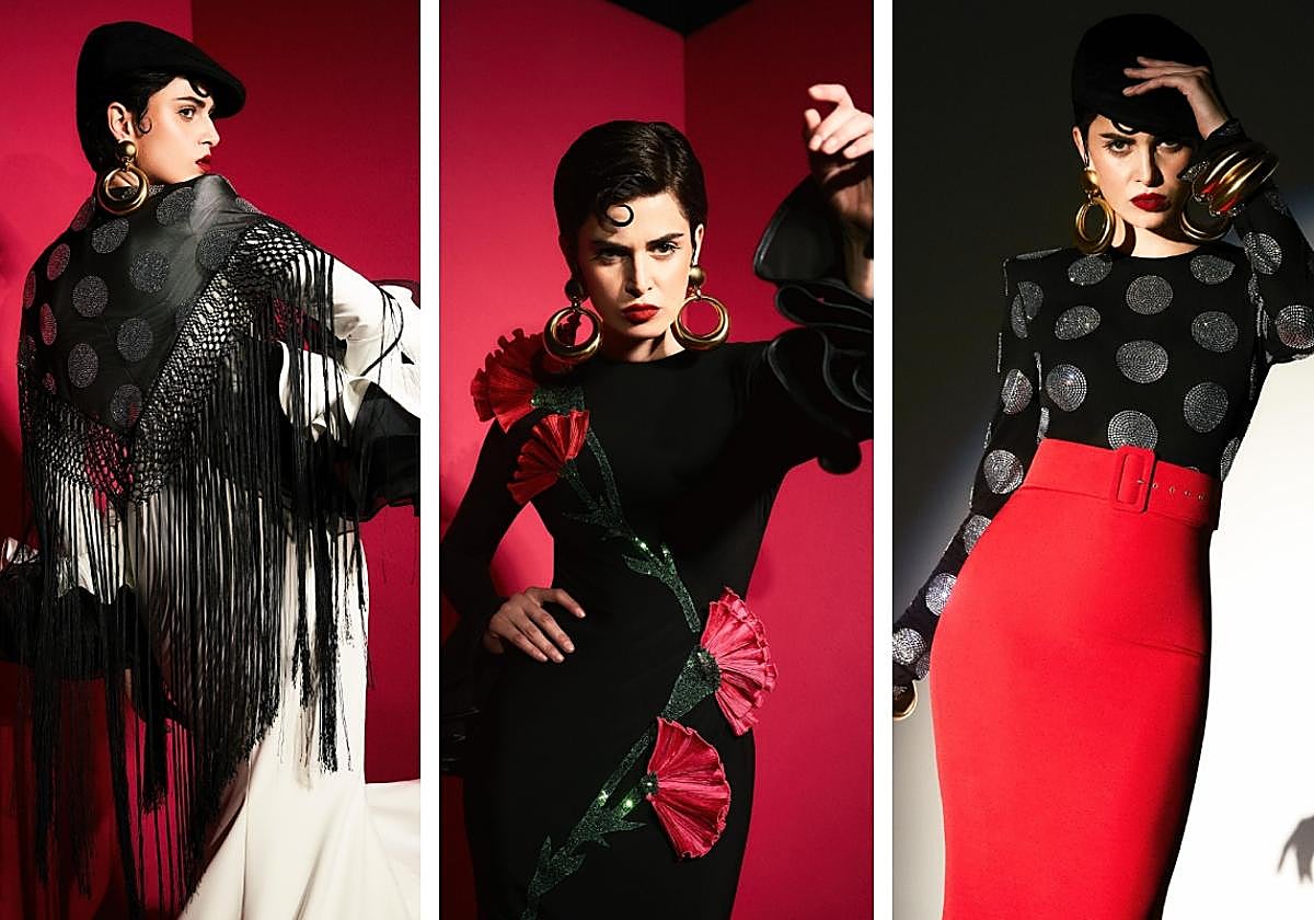 Tres diseños de la colección