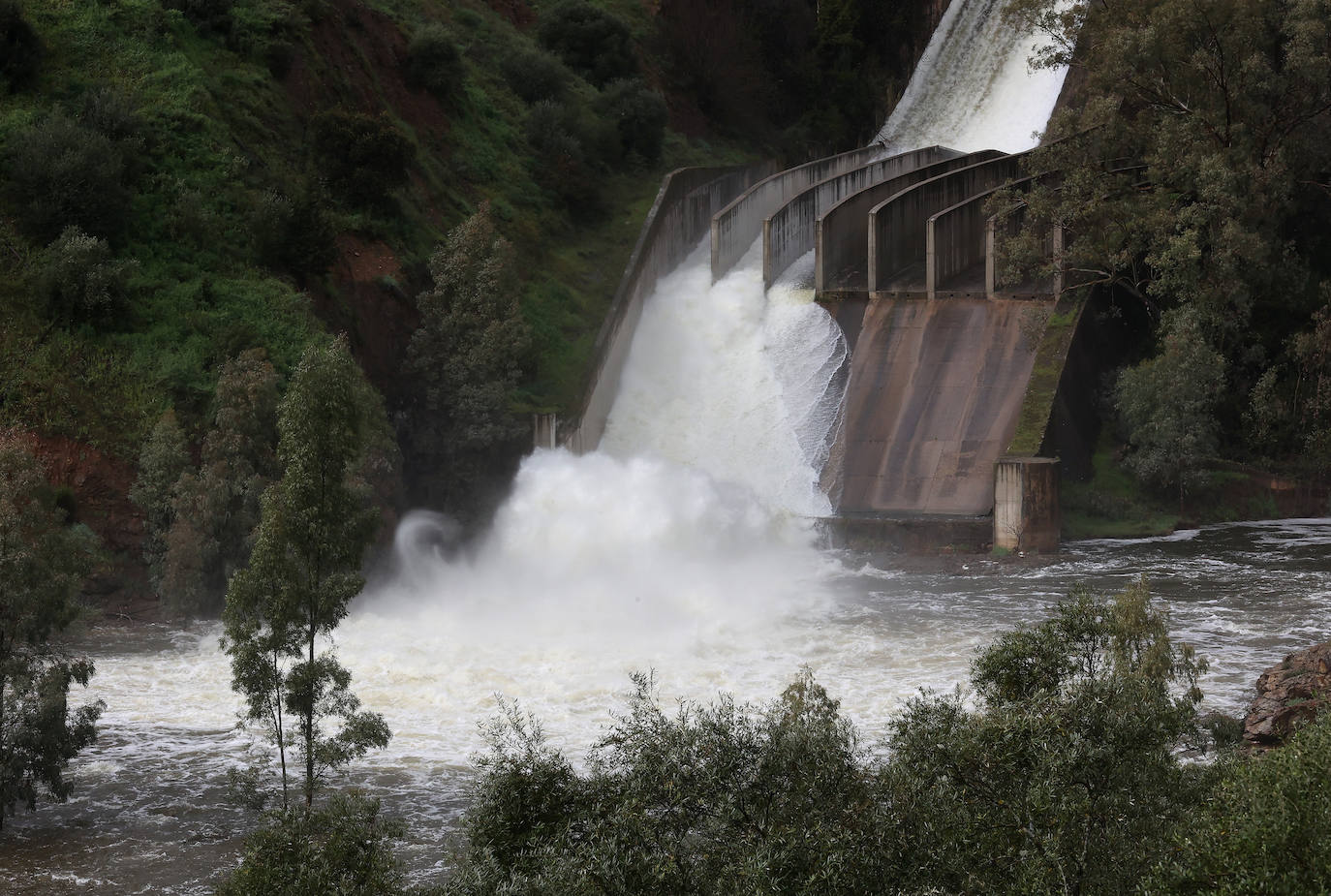 La notable crecida del río Guadalquivir, en imágenes