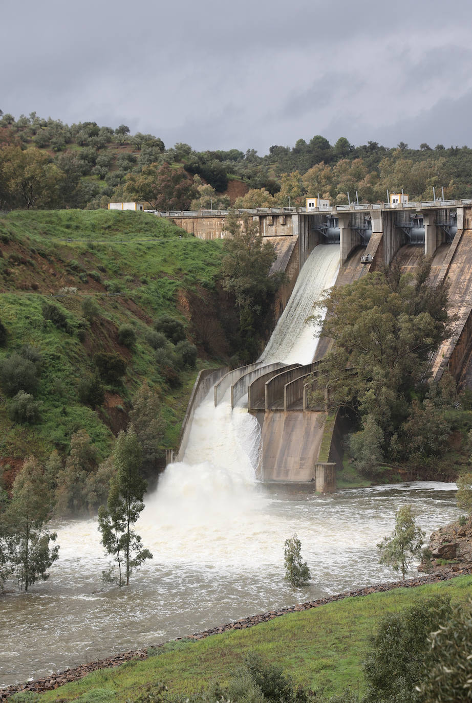 La notable crecida del río Guadalquivir, en imágenes