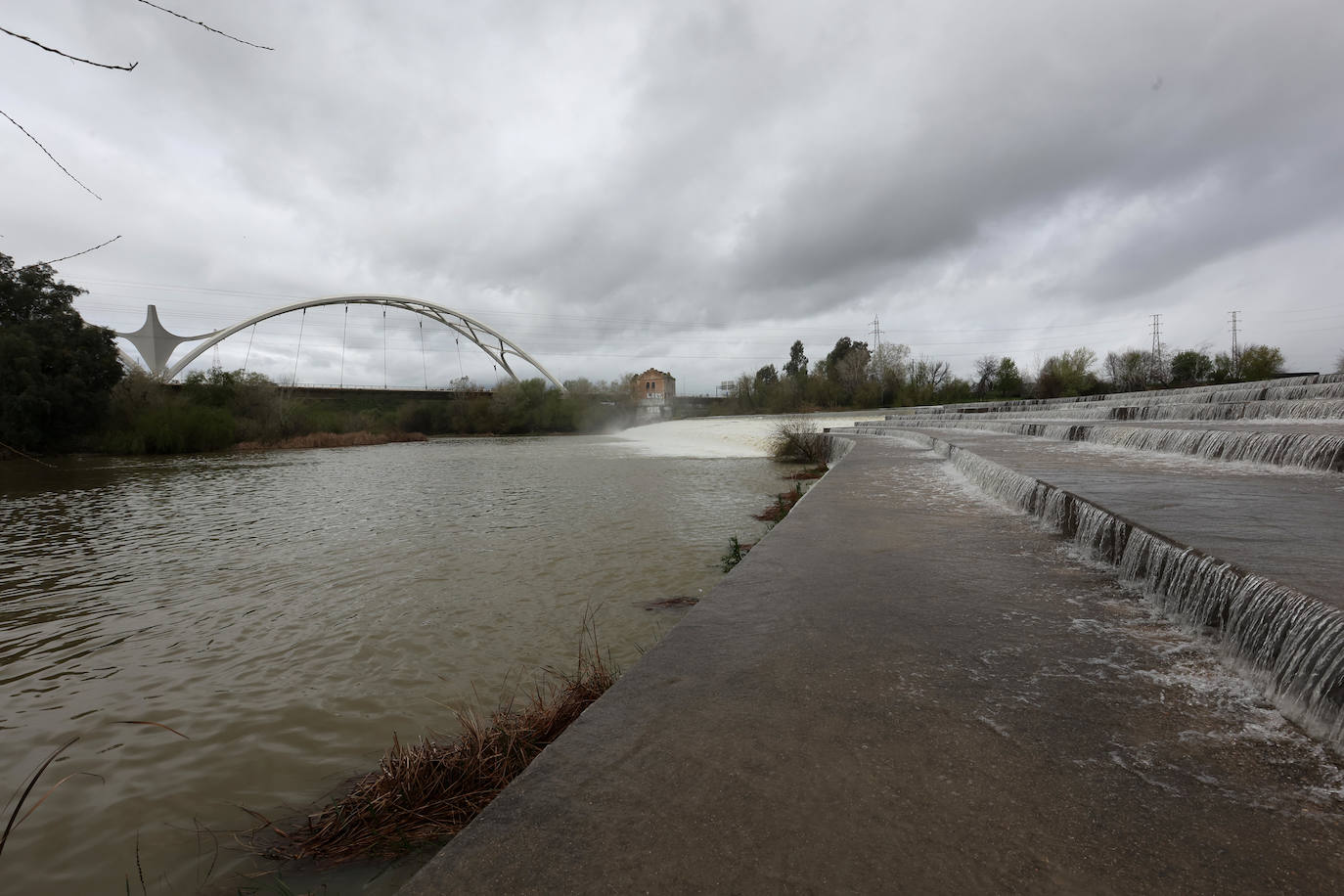 La notable crecida del río Guadalquivir, en imágenes