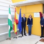 Foto de la inauguración del pabellón en Marbella