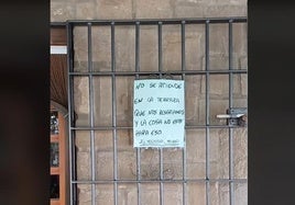 El curioso mensaje de un bar de Jaén que se hace viral en redes: «La cosa no está para eso»