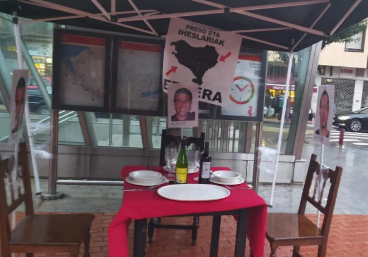 Uno de los actos de los actos exigiendo la excarcelación de presos etarras
