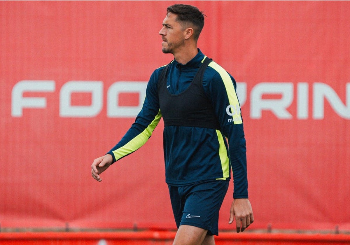 El cordobés Antonio Raíllo durante un entrenamiento