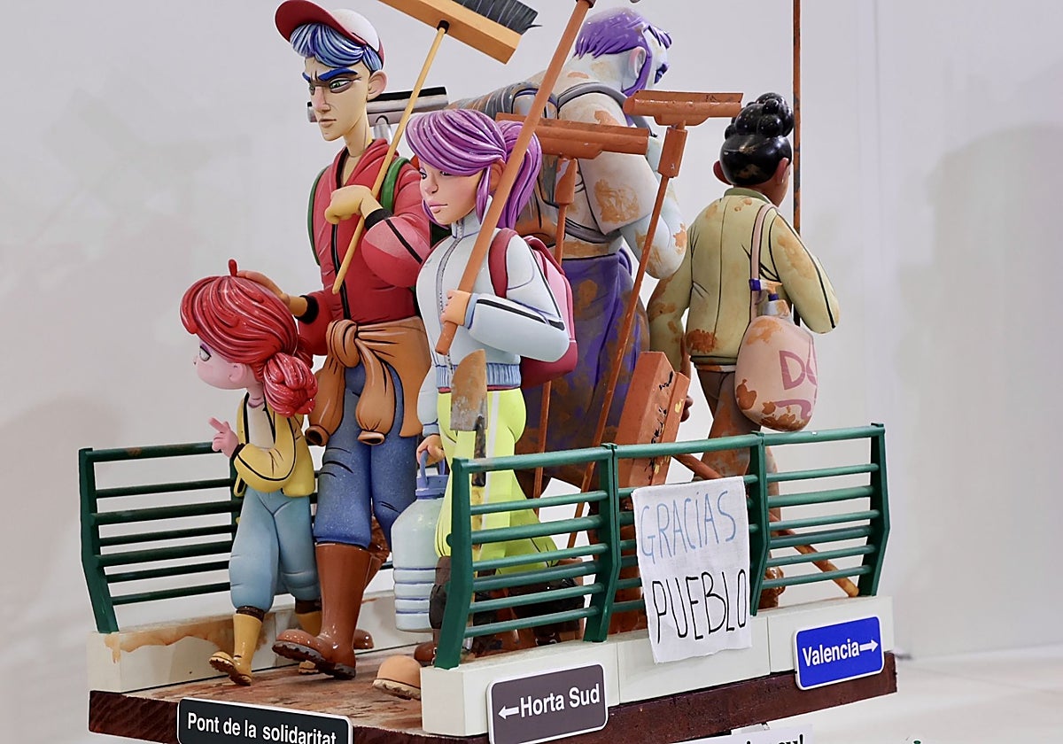 Imagen del Ninot Indultat infantil de las Fallas de Valencia 2025