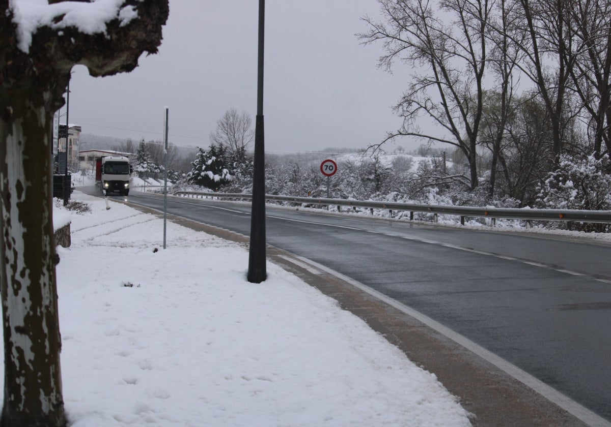 Una de las últimas nevadas en la provincia de Soria