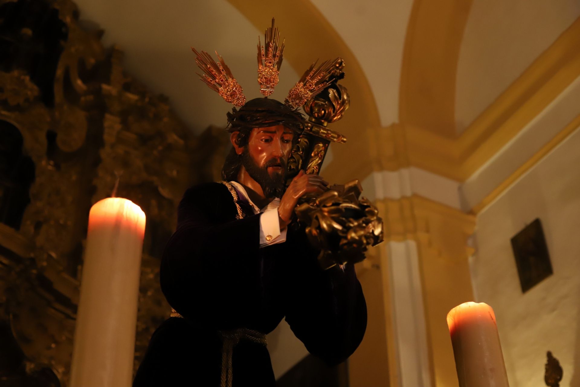 El vía crucis de Jesús de la rPasión en el Alcázar Viejo de Córdoba, en imágenes