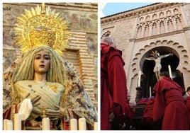 La Virgen de la Caridad y el Cristo de la Misericordia saldrán este año en un solo paso por la falta de cofrades