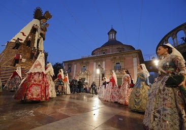 Imagen de archivo de la Ofrenda de las Fallas de Valencia