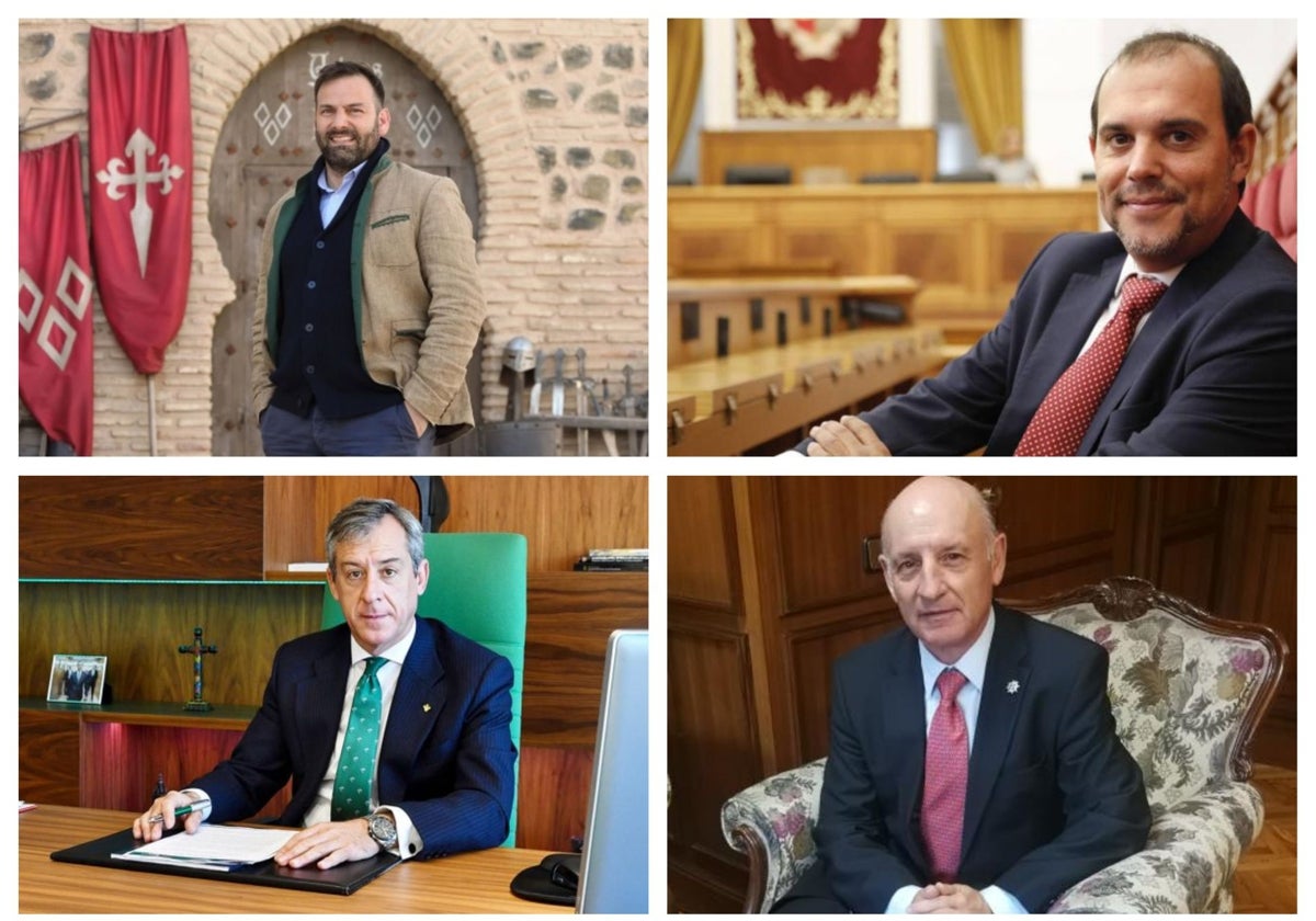 De izquierda a derecha y de arriba a abajo: Erwan de la Villéon, Pablo Bellido, Javier López y Vicente Rouco