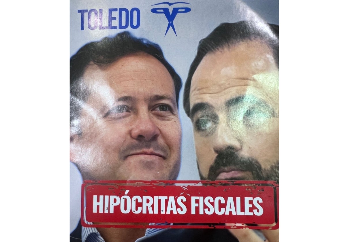 Velázquez califica de «cínico y burdo» un panfleto del PSOE que le califica junto a Núñez de «hipócritas fiscales»