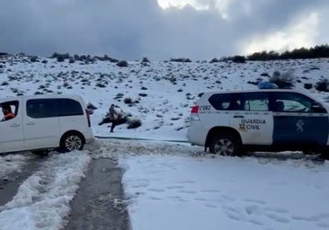 Imágenes del rescate efectuado por la Guardia Civil en Laujar de Andarax