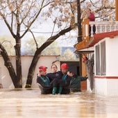 Rescate en la barriada de Doña Ana en Cártama