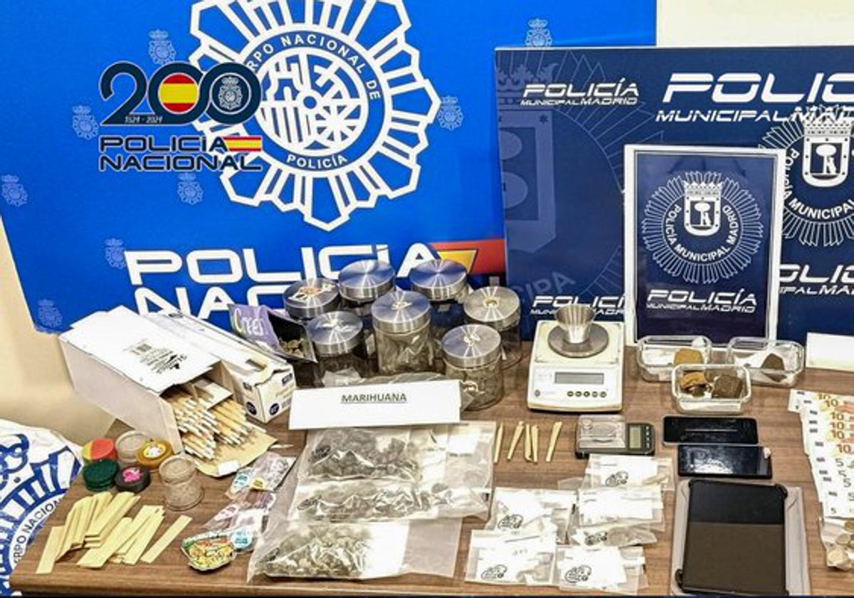 Drogas y otros utensilios para su dispensación que han sido incautados