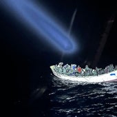 Rescatado un cayuco con 55 inmigrantes en El Hierro