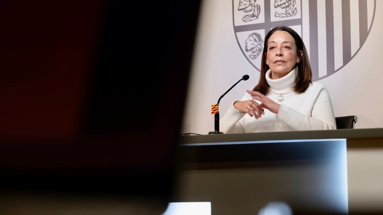 Carmen Susín, consejera de Bienestar y Familia del Ejecutivo de Aragón, anuncia recurso ante el TC