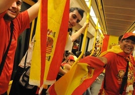 Horarios especiales de metro en Valencia para el domingo 23 de marzo por el partido de fútbol de España - Países Bajos