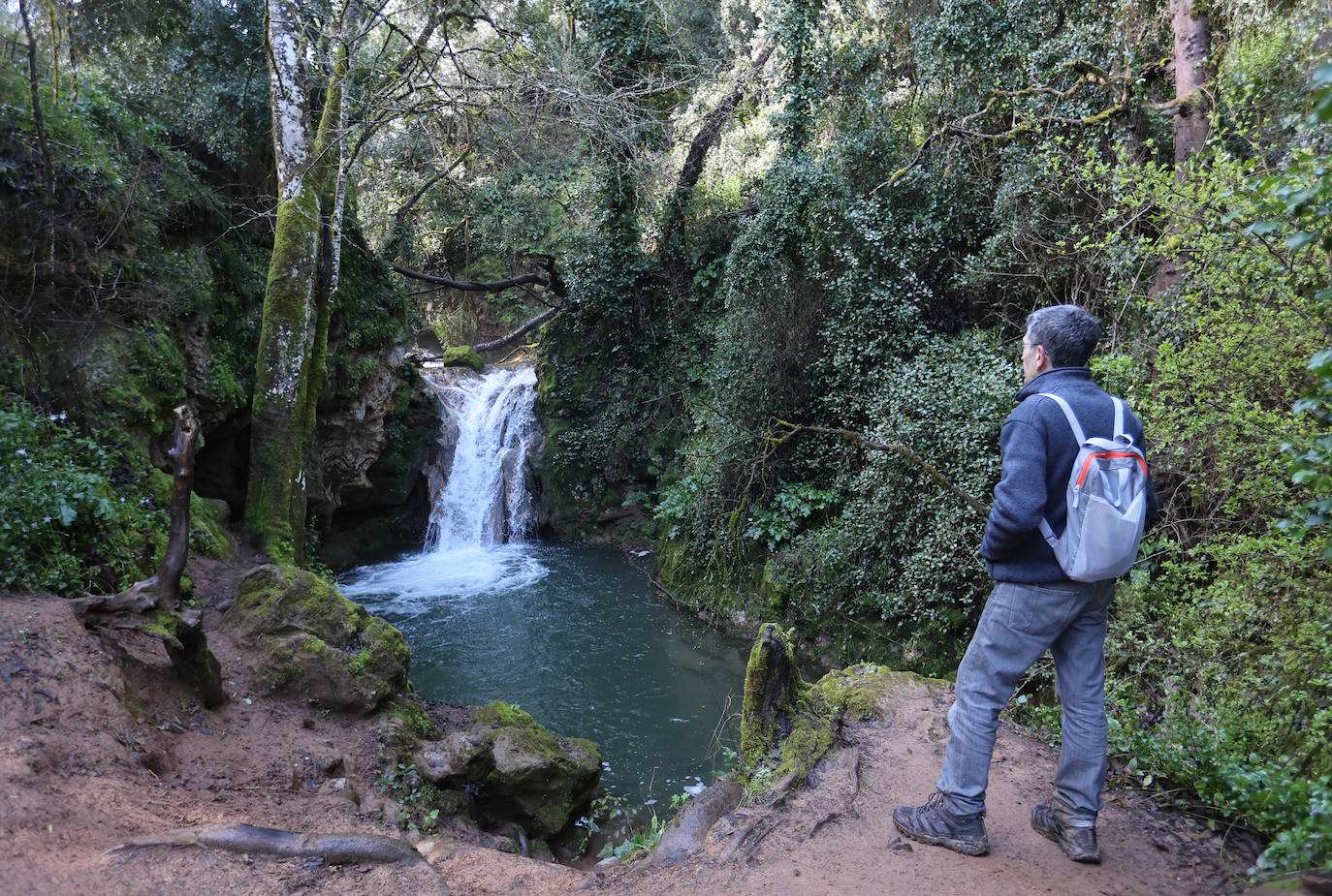 El inusual estado de los Baños de Popea tras las lluvias, en imágenes