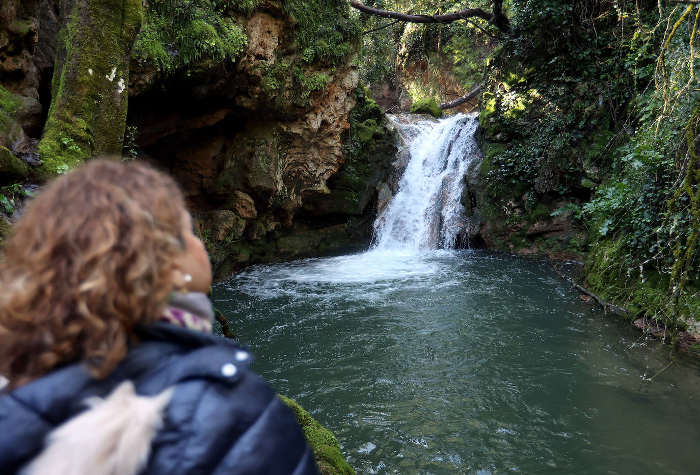 El inusual estado de los Baños de Popea tras las lluvias, en imágenes
