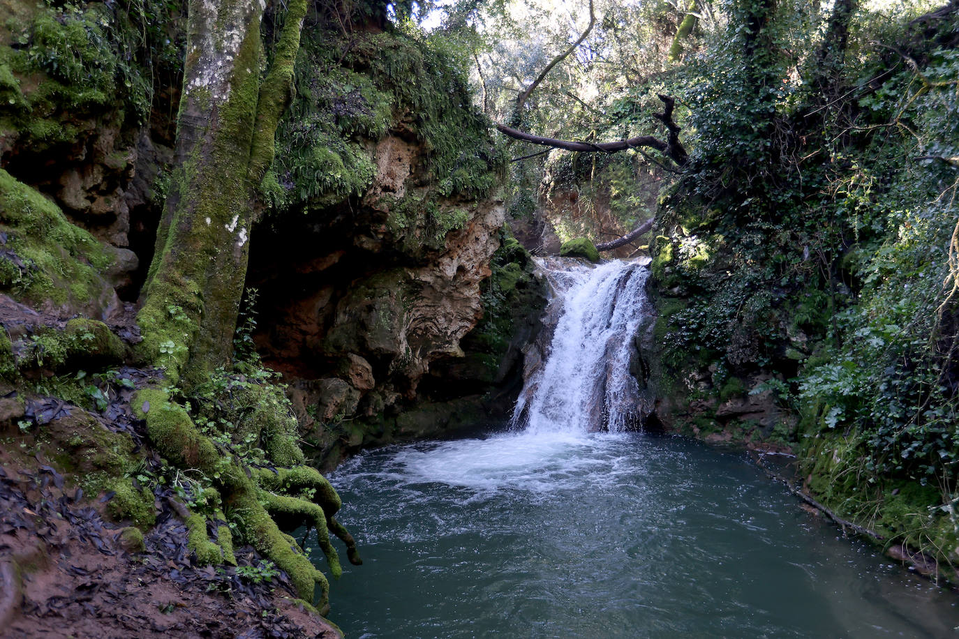 El inusual estado de los Baños de Popea tras las lluvias, en imágenes
