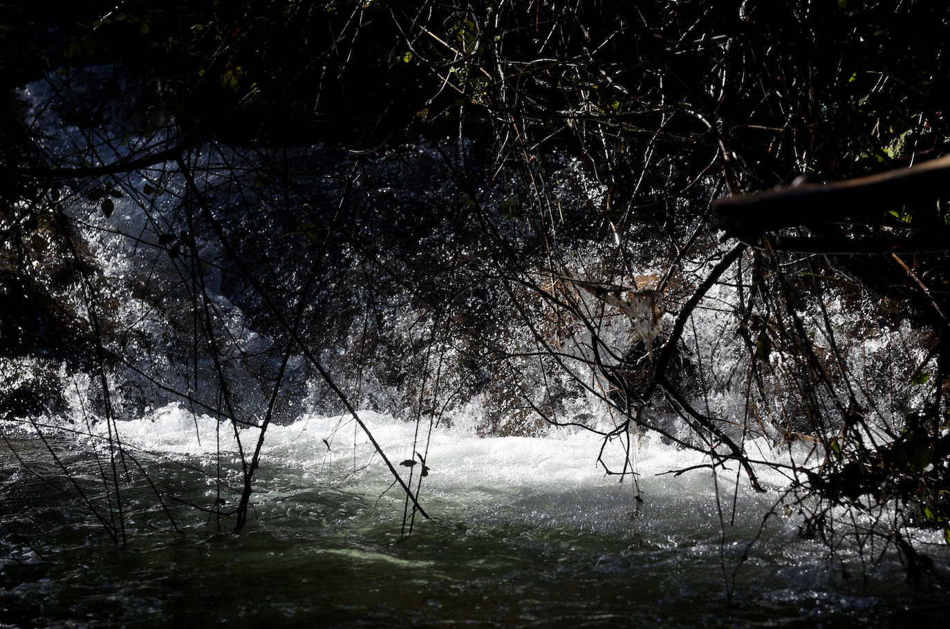 El inusual estado de los Baños de Popea tras las lluvias, en imágenes