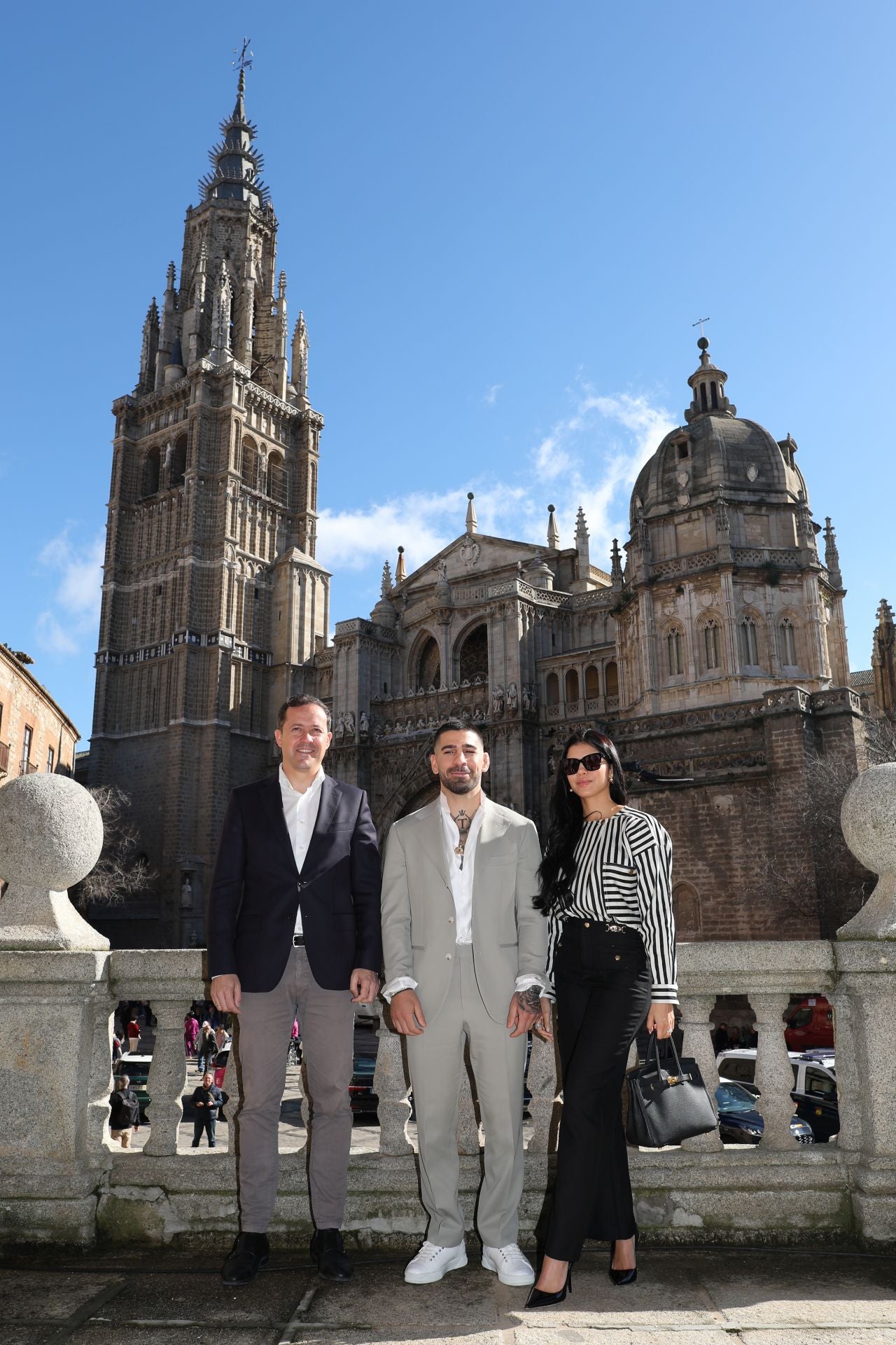 Las imágenes de la inolvidable visita de Ilia Topuria a Toledo