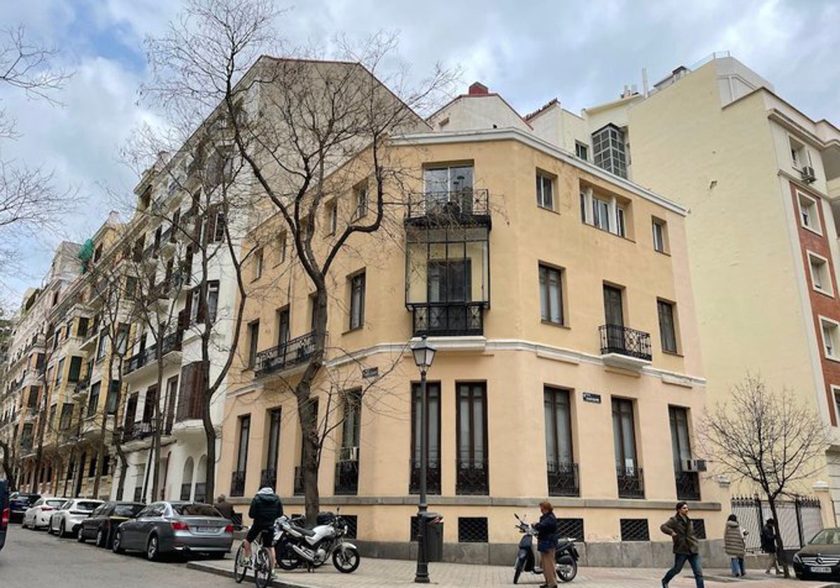 El antiguo palacete de la calle Alcalá Galiano 1