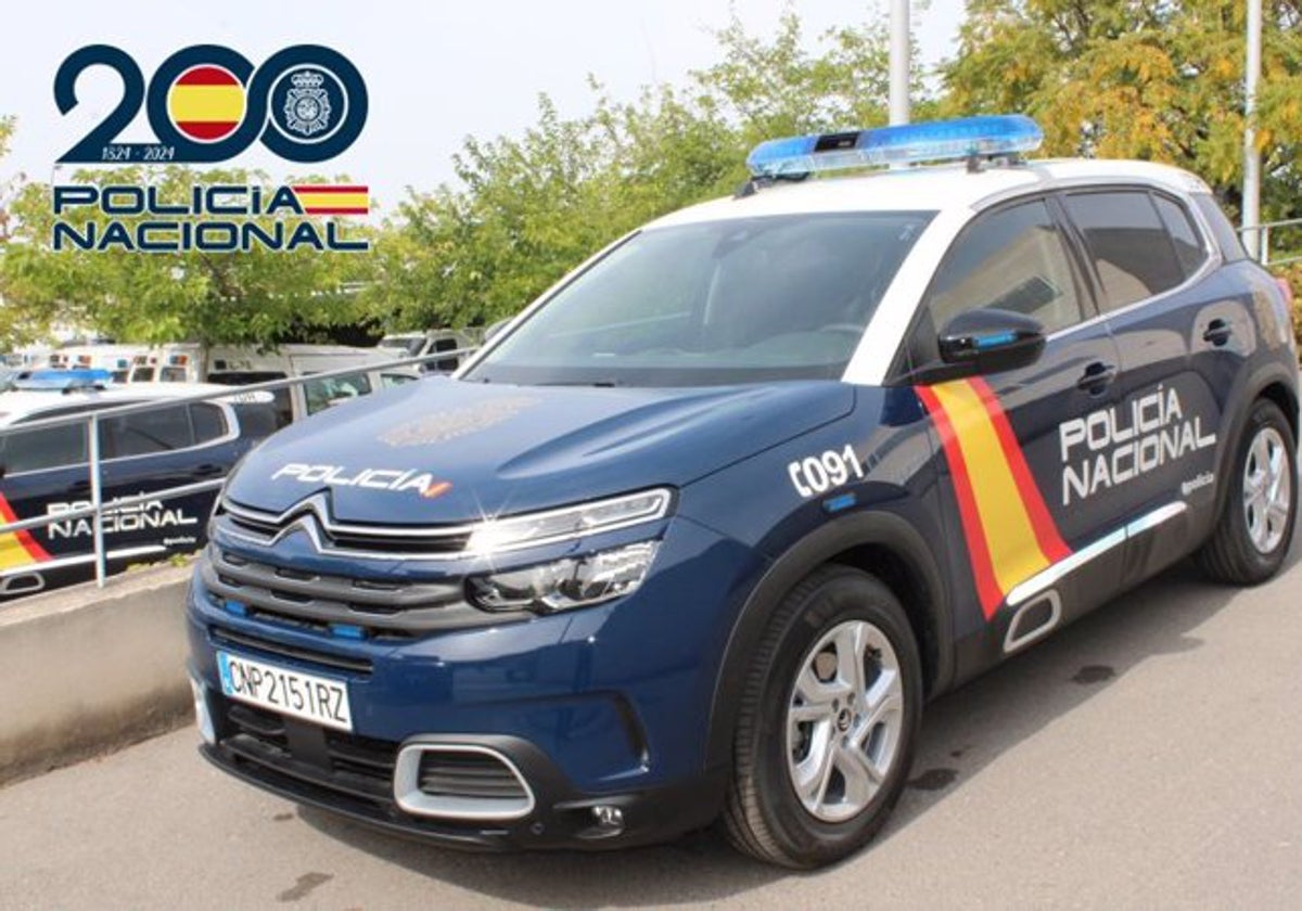 Un coche patrulla de la Policía Nacional