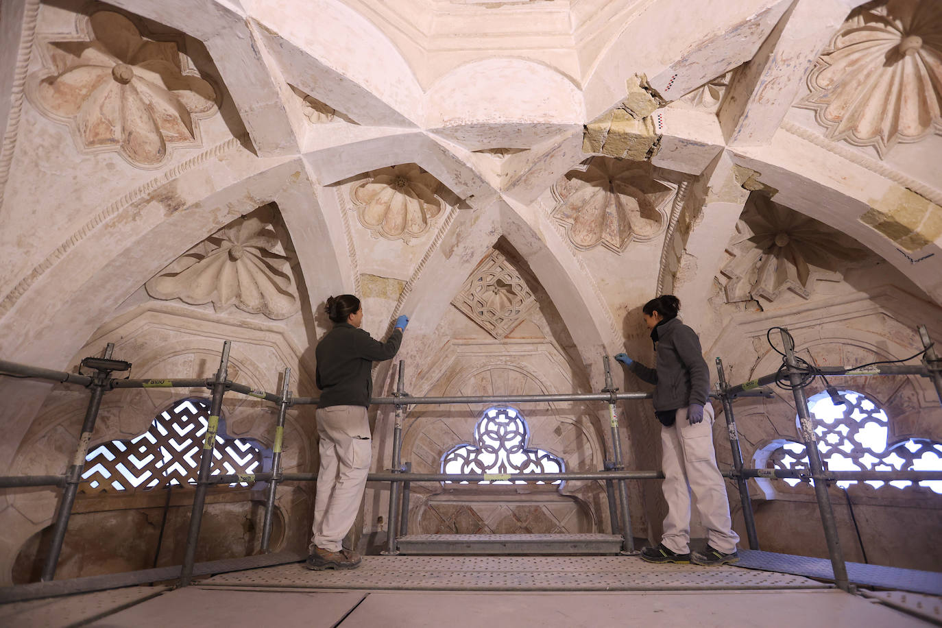 La restauración de la maqsura de la Mezquita-Catedral de Córdoba, en imágenes