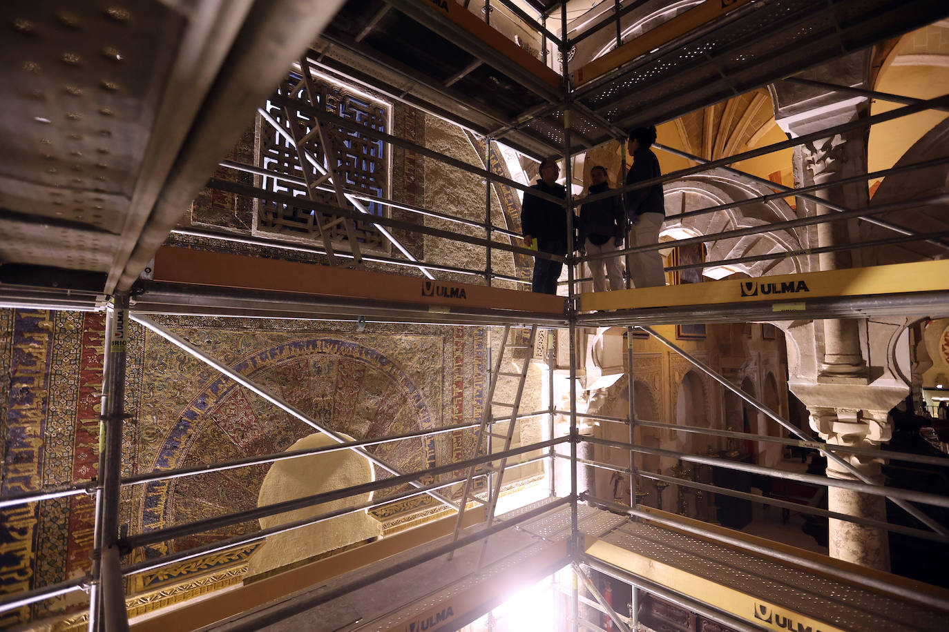 La restauración de la maqsura de la Mezquita-Catedral de Córdoba, en imágenes