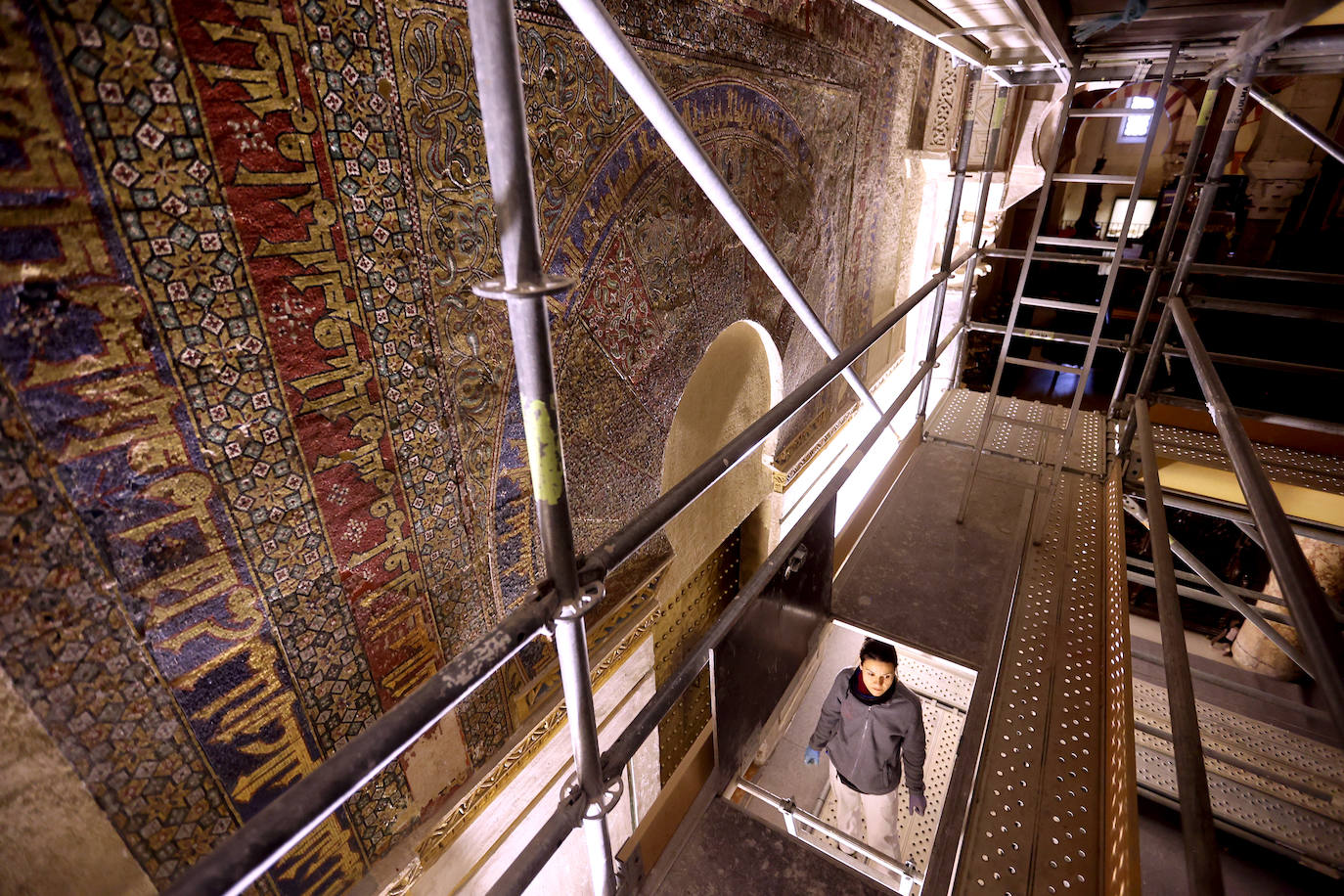 La restauración de la maqsura de la Mezquita-Catedral de Córdoba, en imágenes