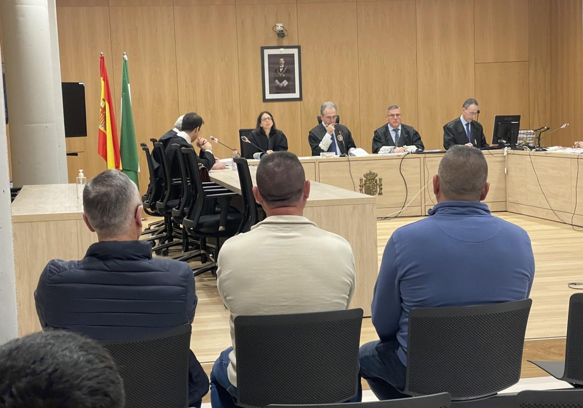 Los tres acusados por el robo de aceite de una almazara en el juicio en la Audiencia Provincial