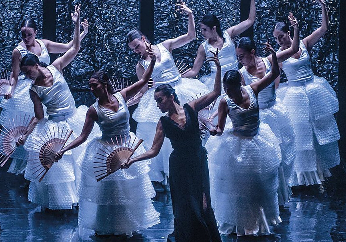 Las bailarinas del espectáculo de danza que se representa este fin de semana en el Rojas