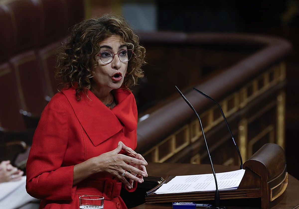 La vicepresidenta del Gobierno Maria Jesús Montero