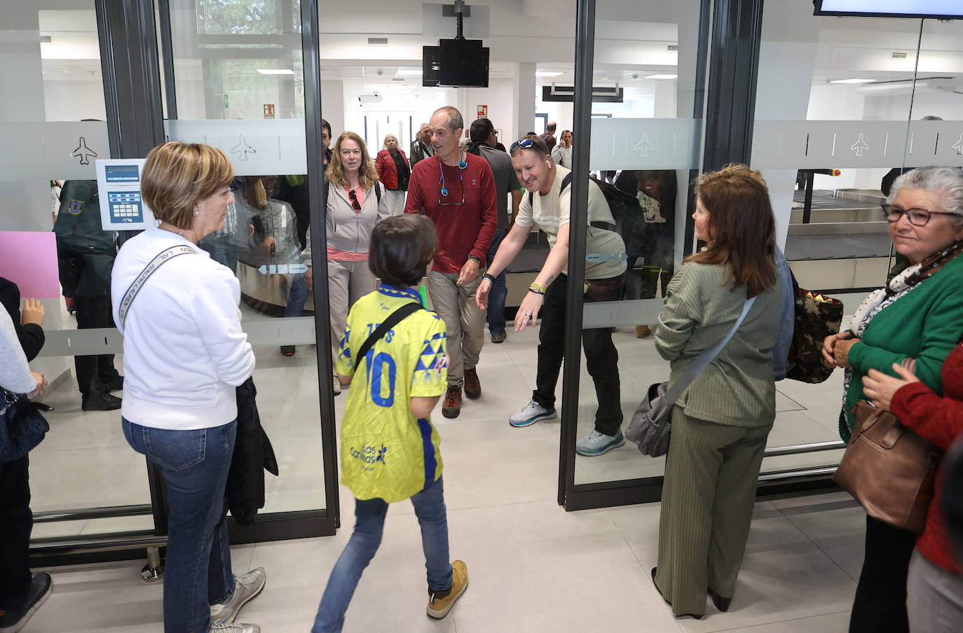 El primer vuelo de Binter entre Canarias y Córdoba, en imágenes