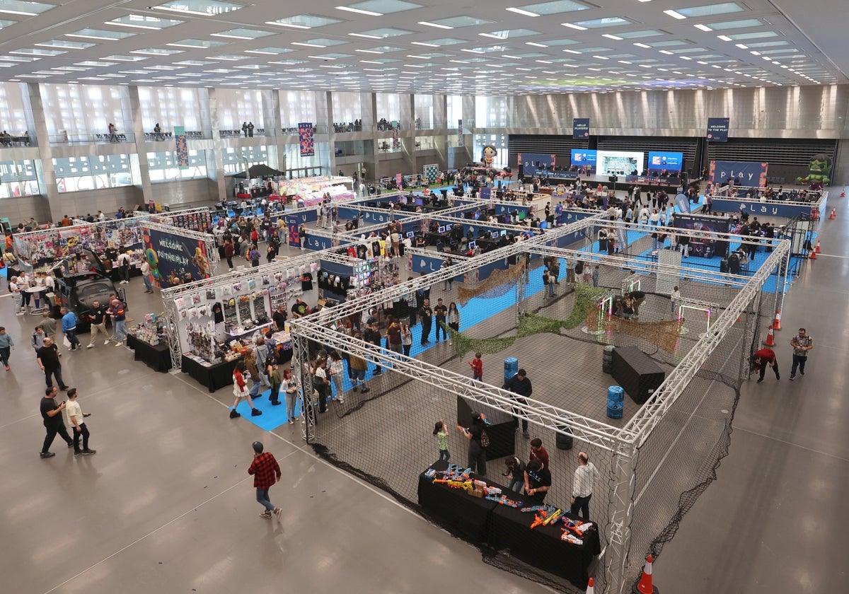 Panorámica del interior del Centro de Ferias de Córdoba en el último Play Fest 2025